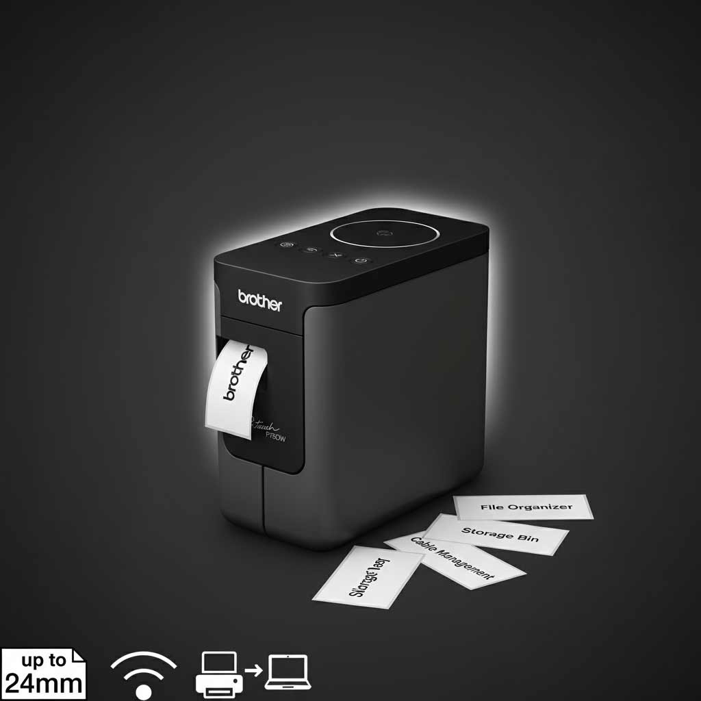 Hướng dẫn sử dụng máy in nhãn Brother PT-P750W
