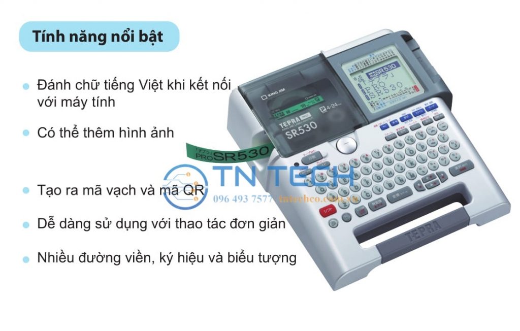 Máy in nhãn Tepra Pro SR530