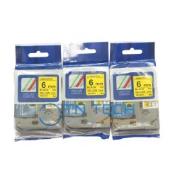 NHÃN IN TZ2-611 CHỮ ĐEN NỀN VÀNG 6MM X 8M 6 brother-nhan-in-tz2-611-6mm