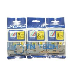 NHÃN IN TZ2-621 CHỮ ĐEN NỀN VÀNG 9MM X 8M 6 brother-nhan-in-tz2-621-9mm