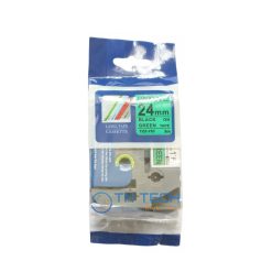 NHÃN IN TZ2-751 CHỮ ĐEN NỀN LÁ 24MM X 8M 5 brother-nhan-in-tz2-751-24mm