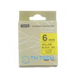 NHÃN IN TEPRA-EPSON LC-2YBW (SC6YW) - CHỮ ĐEN NỀN VÀNG 6MM X 8M 6 nhan-in-tepra-epson-lc-2ybw-chu-den-nen-vang-6mm