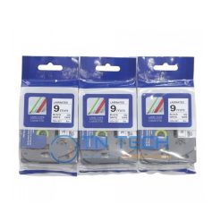 NHÃN IN HZE-221 CHỮ ĐEN NỀN TRẮNG 9MM X 8M 6 nhan-in-tuong-thich-brother-hze-221-tran-nguyen