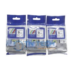 NHÃN IN HZE-FX221 CHỮ ĐEN NỀN TRẮNG 9MM X 8M 6 nhan-in-sieu-deo-brother-hze-fx221-tran-nguyen