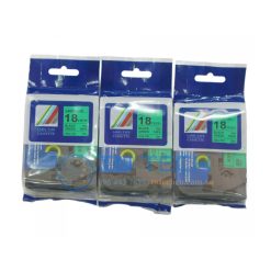 NHÃN IN HZE-741 CHỮ ĐEN NỀN LÁ 18MM X 8M 6 nhan-in-hze-741-brother-tntechco