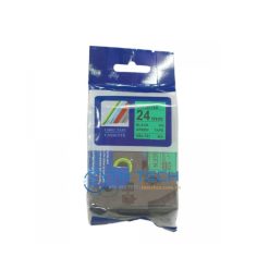 NHÃN IN HZE-751 CHỮ ĐEN NỀN LÁ 24MM X 8M 5 nhan-in-hze-751-brother-tntechco