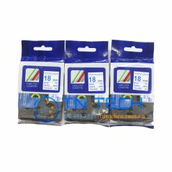 NHÃN IN TNE-S243 (TZE-S243) CHỮ DƯƠNG NỀN TRẮNG 18MM X 8M 8 nhan-in-tne-s243-brother