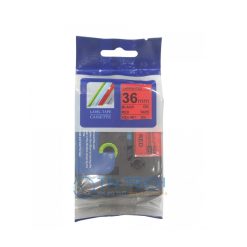 NHÃN IN HZE-461 CHỮ ĐEN NỀN ĐỎ 36MM X 8M 5 nhan-in-hze-461-brother-tntechco