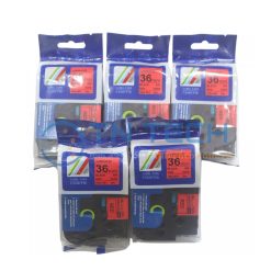 NHÃN IN HZE-461 CHỮ ĐEN NỀN ĐỎ 36MM X 8M 7 nhan-in-hze-461-brother-tntechco