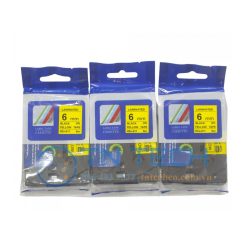 NHÃN IN HZE-611 CHỮ ĐEN NỀN VÀNG 6MM X 8M 6 nhan-in-hze-611-brother-tntechco