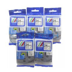 NHÃN IN TZ2-FX251 CHỮ ĐEN NỀN TRẮNG 24MM X 8M 7 nhan-in-tz2-fx251-24mm-brother-tntechco