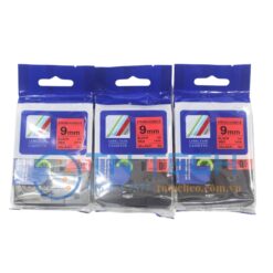 NHÃN IN HZE-S421 CHỮ ĐEN NỀN ĐỎ 9MM X 8M 6 nhan-in-hze-s421-brother-tntechco