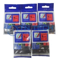 NHÃN IN HZE-S421 CHỮ ĐEN NỀN ĐỎ 9MM X 8M 7 nhan-in-hze-s421-brother-tntechco