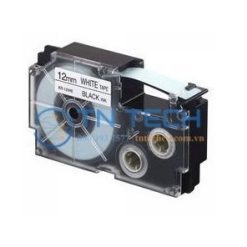 NHÃN IN CASIO XR-12WE1 - CHỮ ĐEN NỀN TRẮNG 12MM X 8M 4 nhan-in-casio-xr-12we1