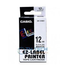 NHÃN IN CASIO XR-12WE1 - CHỮ ĐEN NỀN TRẮNG 12MM X 8M 5 nhan-in-casio-xr-12we1