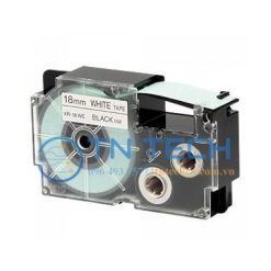 NHÃN IN CASIO XR-18WE1 - CHỮ ĐEN NỀN TRẮNG 18MM X 8M 4 nhan-in-casio-xr-18we1