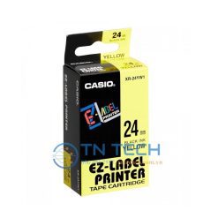 NHÃN IN CASIO XR-24YW1 - CHỮ ĐEN NỀN VÀNG 24MM X 8M 5 nhan-in-casio-xr-24yw1