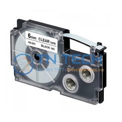 NHÃN IN CASIO XR-6X1 - CHỮ ĐEN NỀN TRONG 6MM X 8M 5 nhan-in-casio-xr-6x1