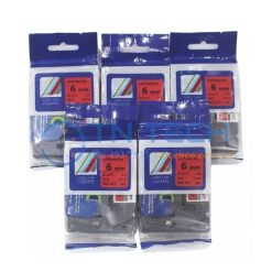 NHÃN IN HZE-411 CHỮ ĐEN NỀN ĐỎ 6MM X 8M 7 nhan-in-tz2-411-brother-tntechco