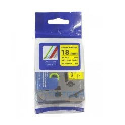 NHÃN IN TZ2-S641 CHỮ ĐEN NỀN VÀNG 18MM X 8M 5 nhan-in-tz2-s641-18mm-brother
