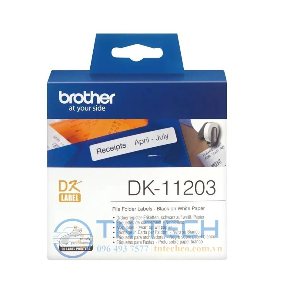 NHÃN IN DECAL BROTHER DK-11203 - 17MM x 87MM - 300 NHÃN 2 nhan-in-decal-brother-dk-11203