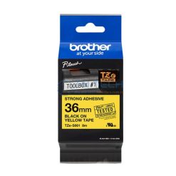 NHÃN IN BROTHER TZE-S661 CHỮ ĐEN NỀN VÀNG 36MM X 8M 4 nhan-in-brother-tze-s661-tntechco