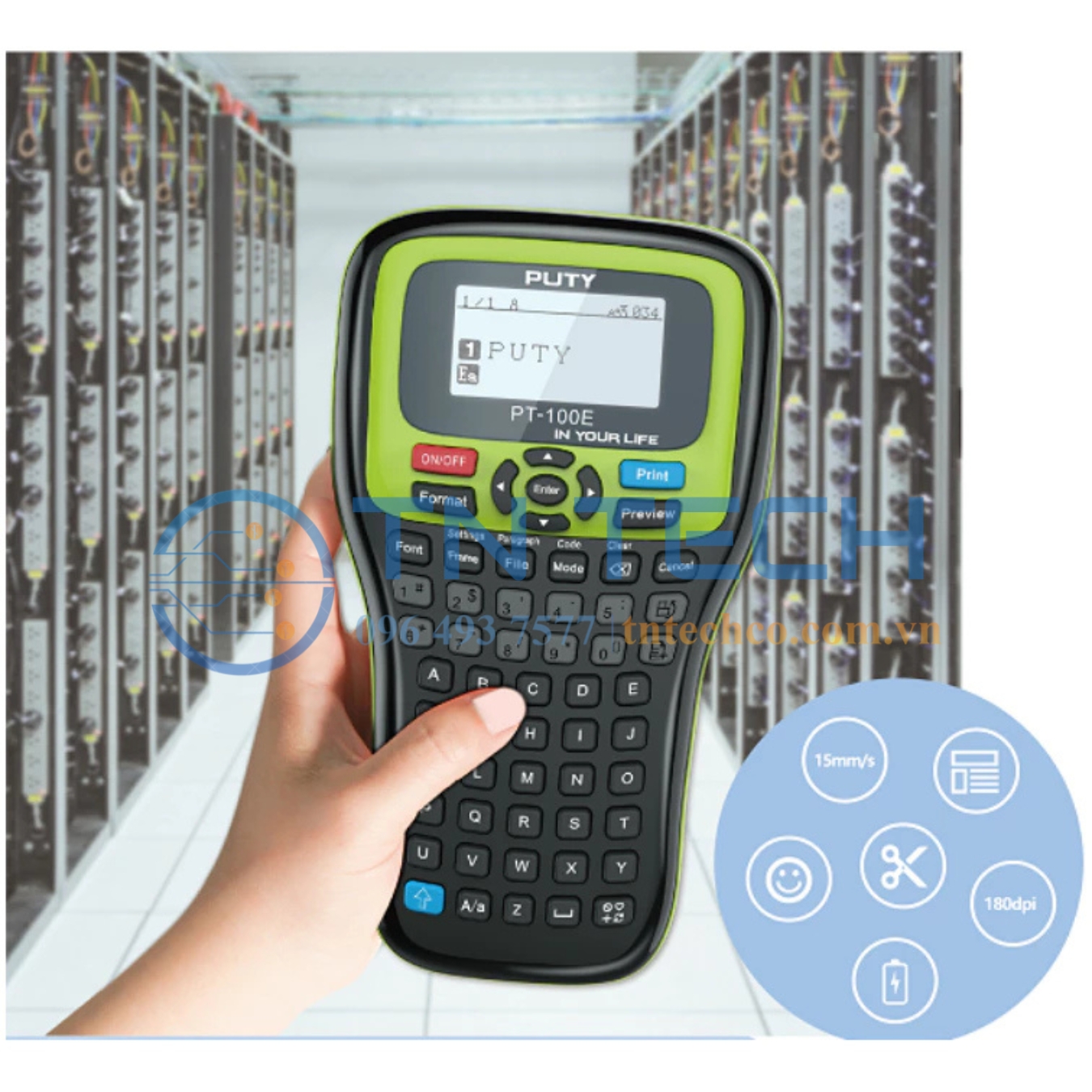 Hướng dẫn sử dụng máy in nhãn PUTY PT-100E 13 Hướng dẫn sử dụng máy in nhãn Brother puty PT-100E