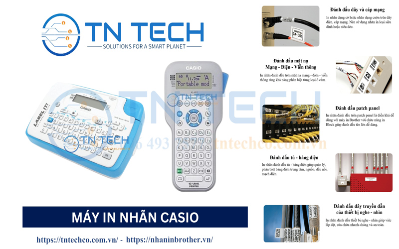 Máy in nhãn Casio