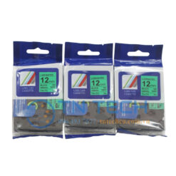 NHÃN IN TNE-731 (TZE-731) CHỮ ĐEN NỀN LÁ 12MM X 8M 8 nhan-in-tne-731-brother-tntechco