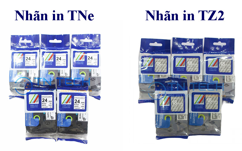 So sánh nhãn in TNE và nhãn in TZ2: Khác biệt nằm ở đâu? 8 So sánh nhãn in TNE và nhãn in TZ2