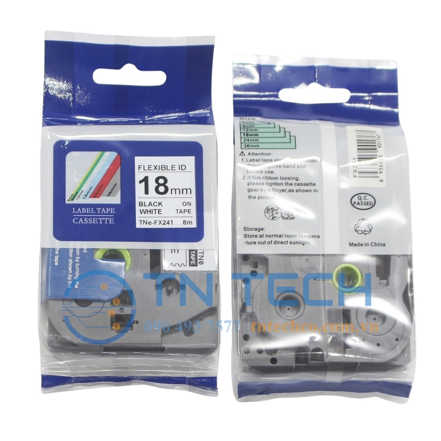 NHÃN IN TNE-FX241 (TZE-FX241) CHỮ ĐEN NỀN TRẮNG 18MM X 8M 3 nhan-in-tne-fx241-brother-tntechco