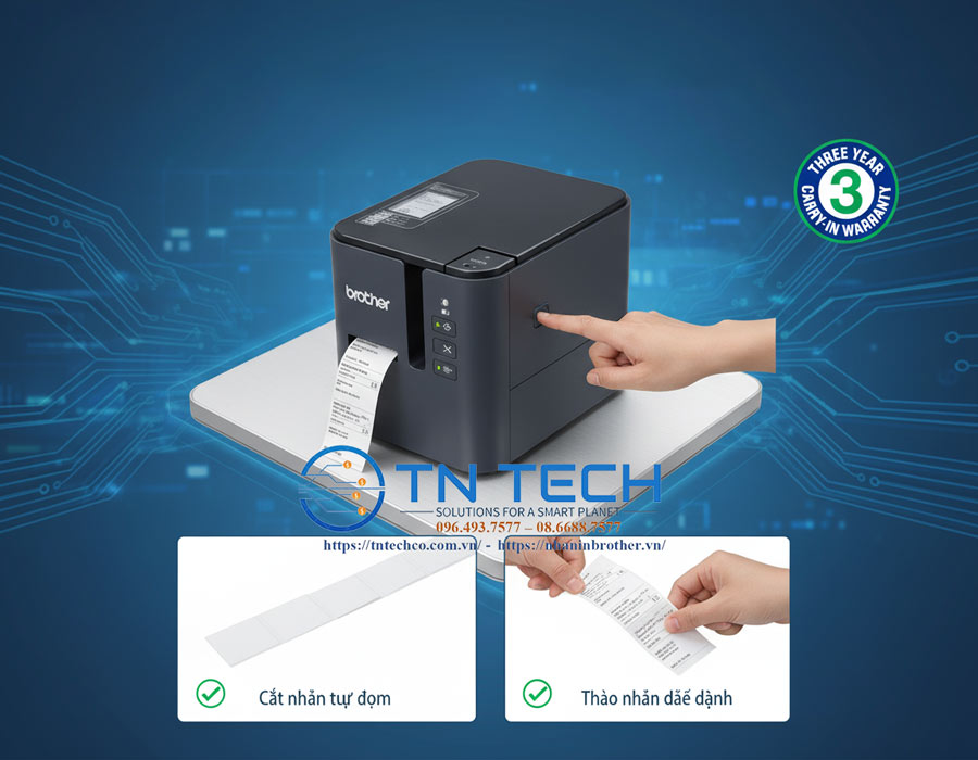 Hướng dẫn sử dụng máy in nhãn Brother pt-p900w chi tiết từ A-Z 13 hướng dẫn sử dụng máy in nhãn Brother PT-P900W
