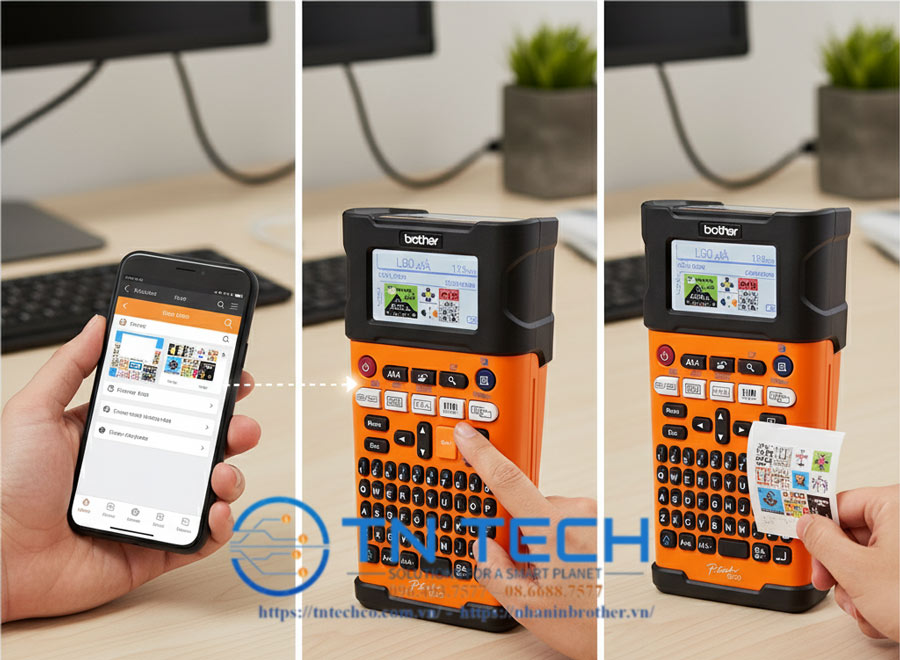 Hướng dẫn sử dụng máy in nhãn Brother PT-E300VP chi tiết cho người mới 14 Hướng dẫn sử dụng máy in nhãn brother pt-e300vp
