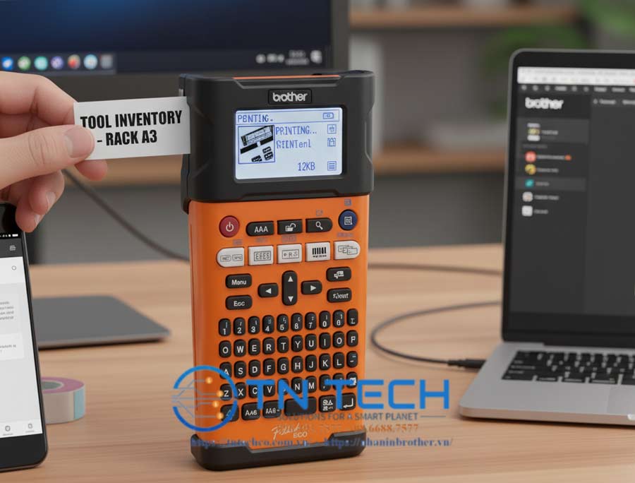 Hướng dẫn sử dụng máy in nhãn Brother PT-E300VP chi tiết cho người mới 15 Hướng dẫn sử dụng máy in nhãn brother pt-e300vp
