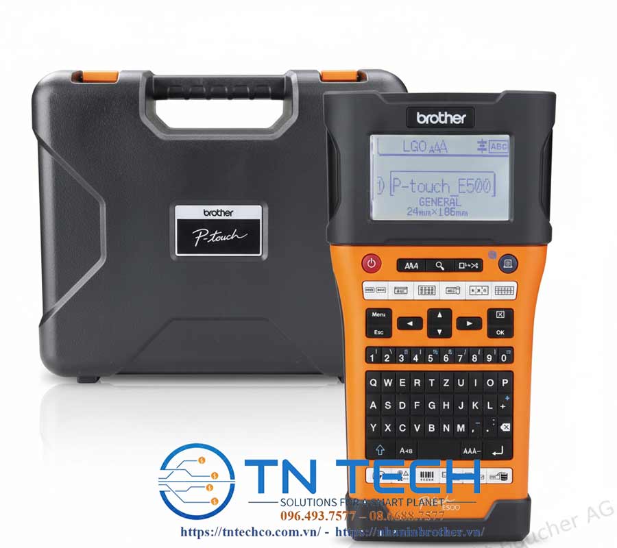Hướng sử dụng máy in nhãn Brother PT-E500VP chi tiết cho người mới 11 Hướng dẫn sử dụng máy in nhãn Brother PT-E500VP