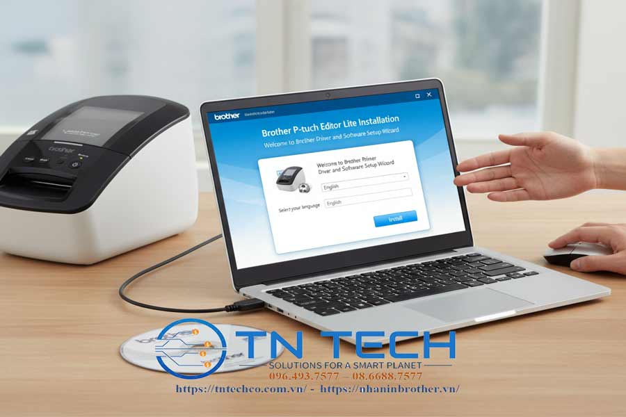 Hướng dẫn sử dụng máy in nhãn Brother ql-700