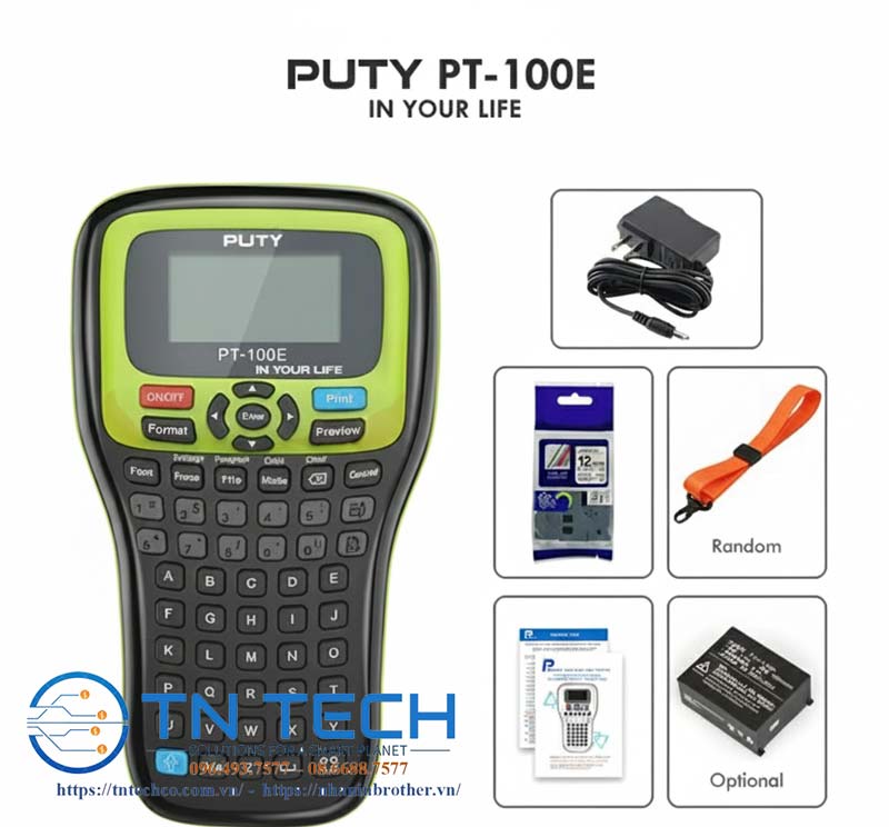 Hướng dẫn sử dụng máy in nhãn PUTY PT-100E 11 Hướng dẫn sử dụng máy in nhãn Brother puty PT-100E