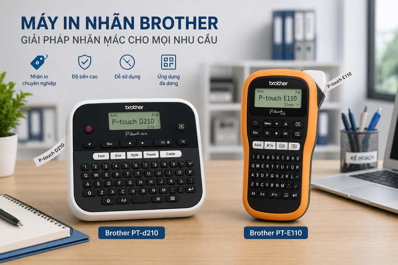Máy in nhãn cầm tay và để bàn